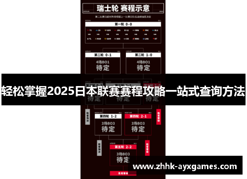 轻松掌握2025日本联赛赛程攻略一站式查询方法